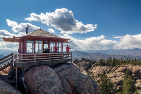 Climb 143 Steps To The Top Of The Devil's Head Fire Tower In Colorado And You Can See For Hundreds Of Miles