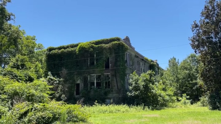 Abandoned Robert Fletcher Memorial School in South Carolina