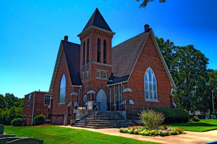 Church in a Small Town in South Carolina