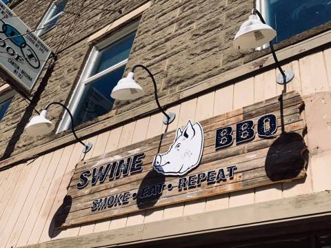 The BBQ Is Cooked Low And Slow At Swine BBQ In Medina, Ohio, And It's Well Worth The Wait