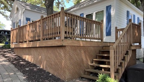 Stay Overnight In This Breathtaking Cabin Just Steps From East Lake Okoboji In Iowa