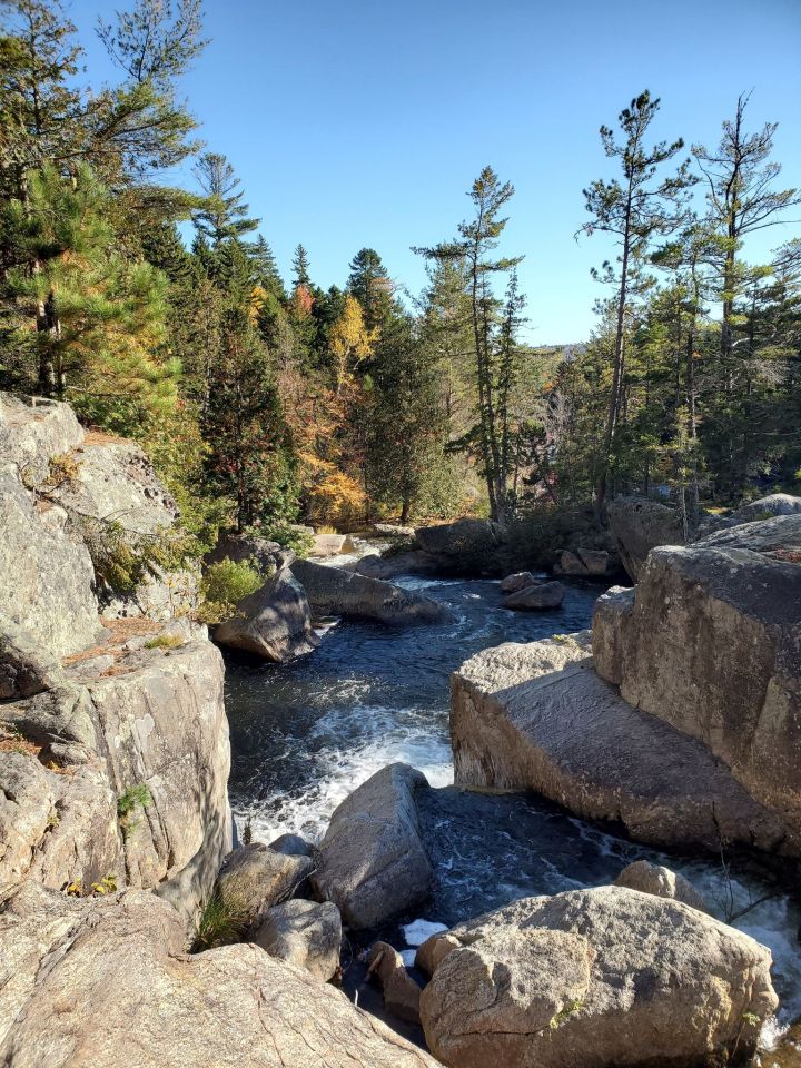 Above Little Niagara Falls Maine