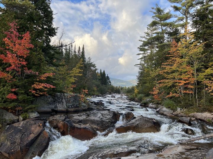 fall at Little Niagara Falls Maine