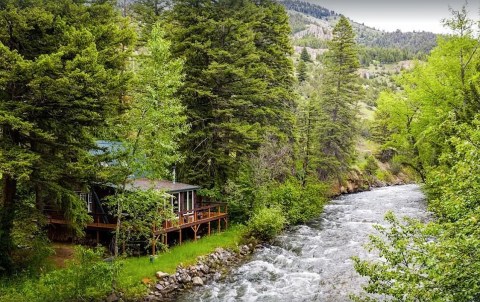 Stay Overnight In This Breathtaking Cabin Just Steps From The River In Montana