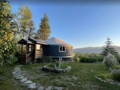 There's A Yurt Hidden In A Forest In Idaho That Feels Like Heaven