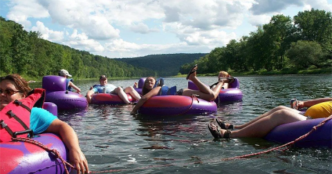 The River Campground In Pennsylvania Where You’ll Have A Memorable Tubing Adventure