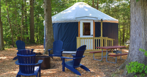 Go Glamping At These 3 Campgrounds In Maryland With Yurts For An Unforgettable Adventure