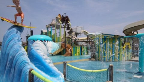 Complete With Water Slides And A Wave Pool, Thundering Surf Waterpark In New Jersey Is A Hidden Gem