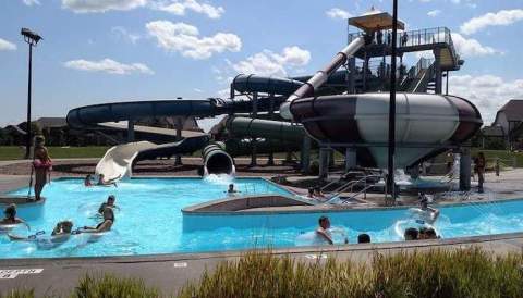 Complete With Water Slides And A Lazy River, Cascade Falls Aquatic Center In Iowa Is A Hidden Gem