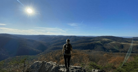 The View At Cranny Crow Overlook Stretches Across 5 Counties In Two States, Including West Virginia