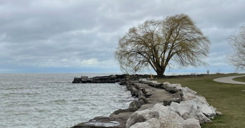 Walk Or Ride Alongside Lake Erie On The 17-Mile Cleveland Lakefront Bikeway