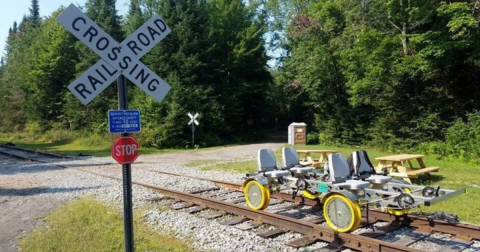 Ride The Rails Through New York’s Adirondack Mountains For The Afternoon Of A Lifetime