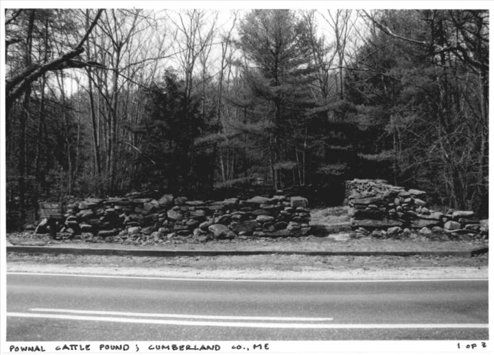 historic cattle pound Durham Maine