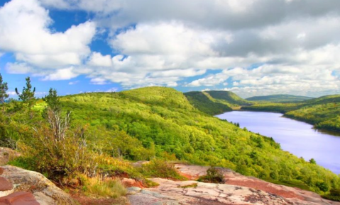 Only Accessible By Hike, This Natural Wonder In Michigan Rivals Crater Lake