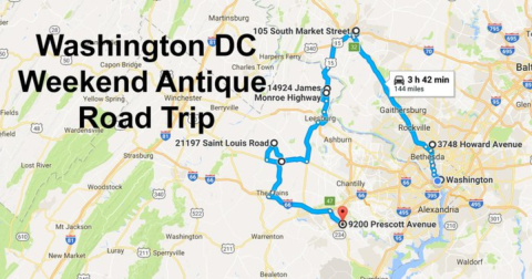 Here's The Perfect Weekend Itinerary If You Love Exploring Washington DC's Best Antique Stores