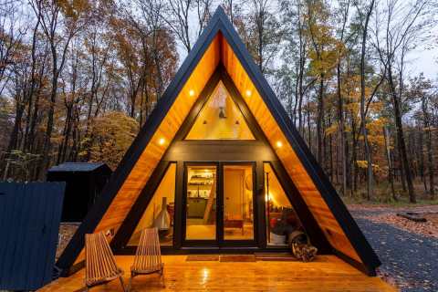 There’s An A-Frame Tiny House Airbnb In New And It’s The Perfect Little Hideout Airbnb In New York And It’s The Perfect Little Hideout