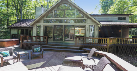 Get Away From It All At This Affordable Cabin With A Hot Tub In West Virginia