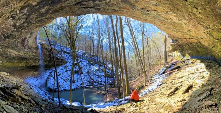 little-known waterfall in Arkansas