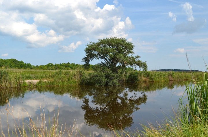 a remote water destination