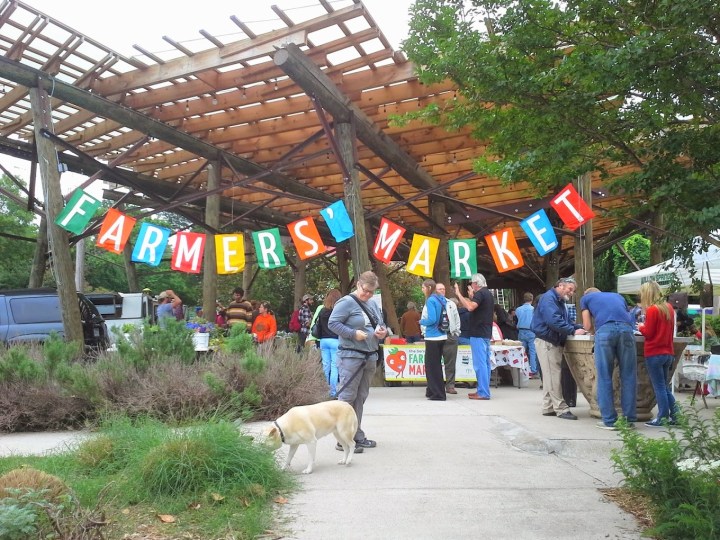 outdoor market in Arkansas