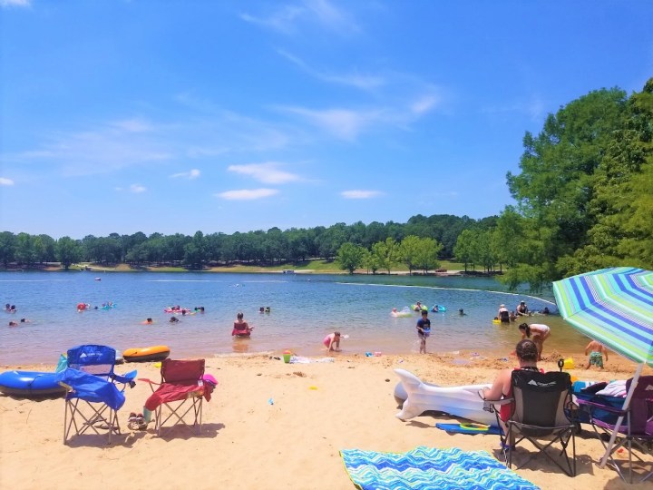 most pristine beach in Arkansas