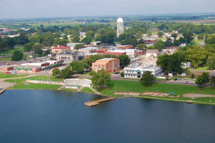 small lakeside town in Arkansas