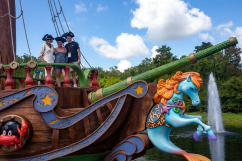 This 90-Foot Pirate Ship Was Actually Built Off-Site, Dismantled, And Brought To Florida