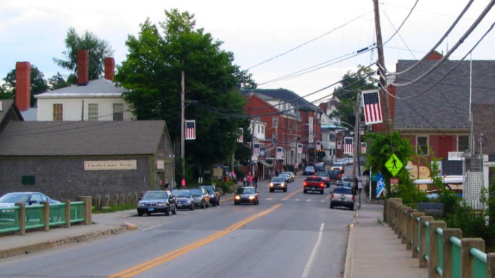 downtown Damariscotta