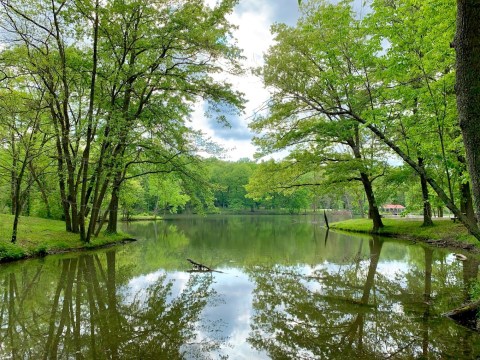 This Double Swimming Hole With A Marina And Covered Bridge In Indiana Is A Stellar Summer Adventure