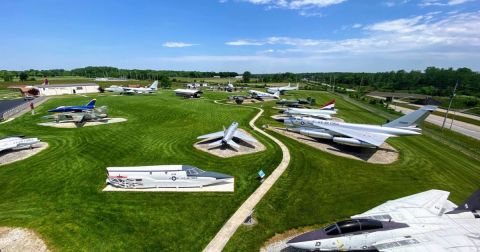 With 29 Military Aircraft On Display, This Small Town Museum In Indiana Is A True Hidden Gem