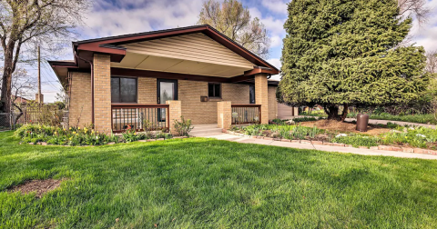 Get Away From It All At This Home With A Beautifully Landscaped Yard In Colorado