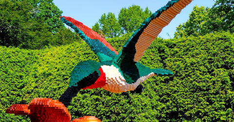 Wander Through A Glorious Garden Made Up Of Thousands Of LEGO Bricks At This Enchanting Exhibition In Ohio