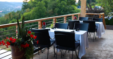 Enjoy An Upscale Dinner With A View At The Wonder Bar Steakhouse, An Epic Patio Restaurant In West Virginia