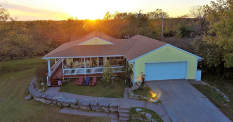 This Cozy Farmhouse Is The Best Home Base For Your Adventures In Kansas's Flint Hills