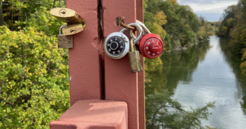 The Story Behind The Paris Love Locks Tradition That Made Its Way To This Historic Bridge In Connecticut