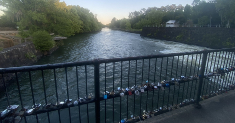 The Story Behind The Paris Love Locks Tradition That Made Its Way To This Waterfront Trail In Georgia