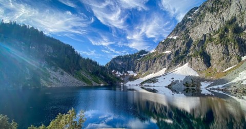 This Hidden Swimming Hole With A Nearby Waterfall In Washington Is A Stellar Summer Adventure