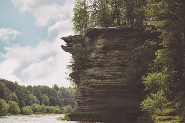 Hawk's Bill rock formation, Wisconsin Dells