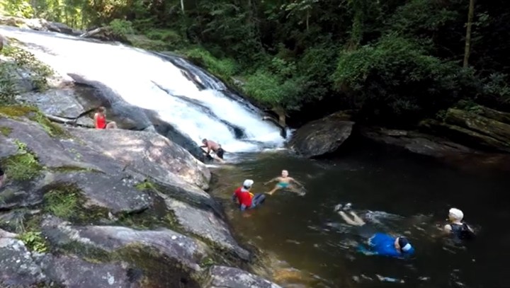 Hidden Swimming Hole in South Carolina