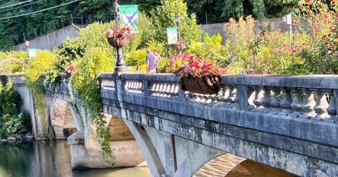 Covered In Blooms, The Lake Lure Flowering Bridge Is One Of The Most Enchanting Spots In North Carolina