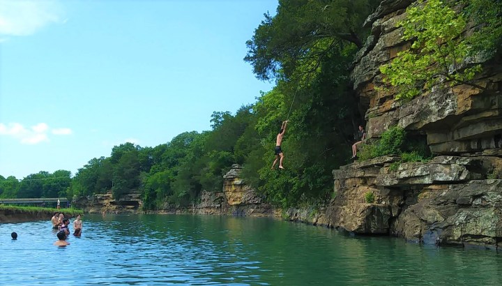 swimming hole in Arkansas