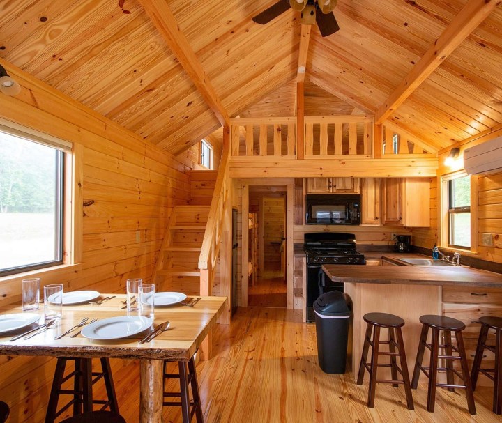 cabin at wild acadia camping resort