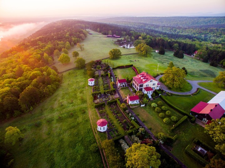 small town in Arkansas' wine country