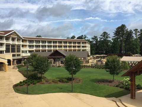 Get Away From It All At This Resort With Its Own Waterfall Pool In Alabama