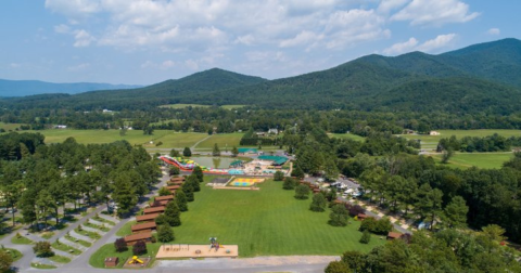 With A Water Park And Mini Golf Course, This RV Campground In Virginia Is A Dream Come True