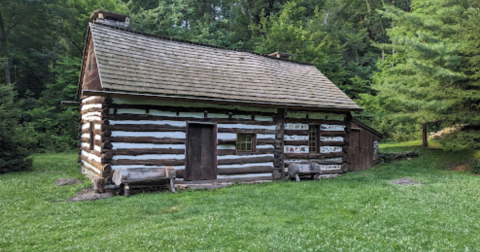 One Of The Oldest Buildings In Pennsylvania Is Also One Of The Oldest Log Cabins In The U.S.