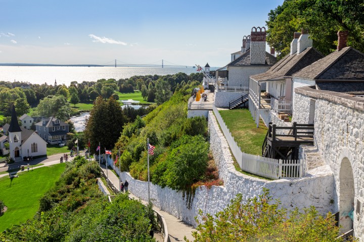 Mackinaw Island Walkway, Michigan