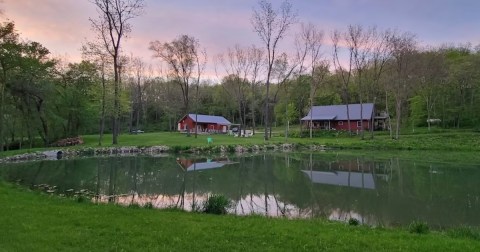 This Lakefront Cabin Is The Best Home Base For Your Adventures In Iowa's Fort Atkinson