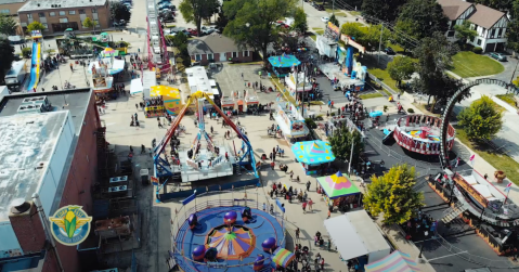 free music festival in DeKalb, Illinois