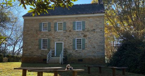 One Of The Oldest Buildings In North Carolina Was Built For Hezekiah Alexander, Signer Of The Mecklenburg Declaration